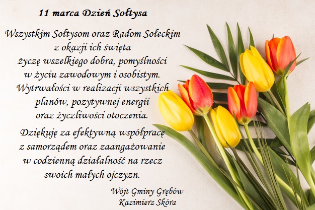 Życzenia z okazji Dnia Sołtysa